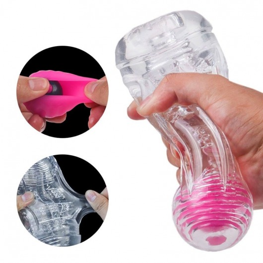 Прозрачный вибромастурбатор Space Capsule-RСT - S-HANDE - в Брянске купить с доставкой