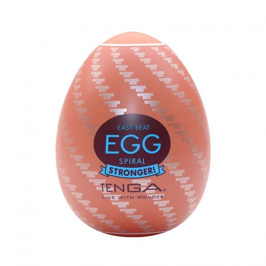 Мастурбатор-яйцо Tenga Egg Spiral - Tenga - в Брянске купить с доставкой