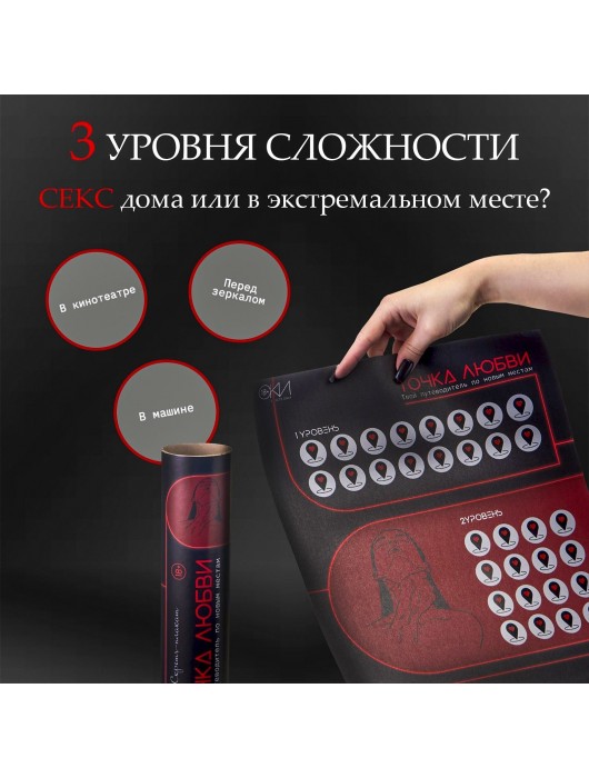 Плакат для двоих  Точка любви  со скретч-слоем - Сима-Ленд - купить с доставкой в Брянске