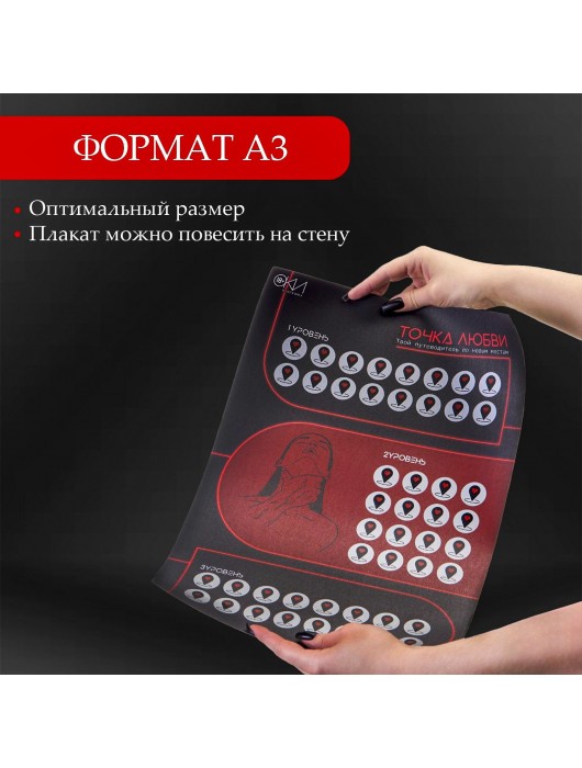 Плакат для двоих  Точка любви  со скретч-слоем - Сима-Ленд - купить с доставкой в Брянске