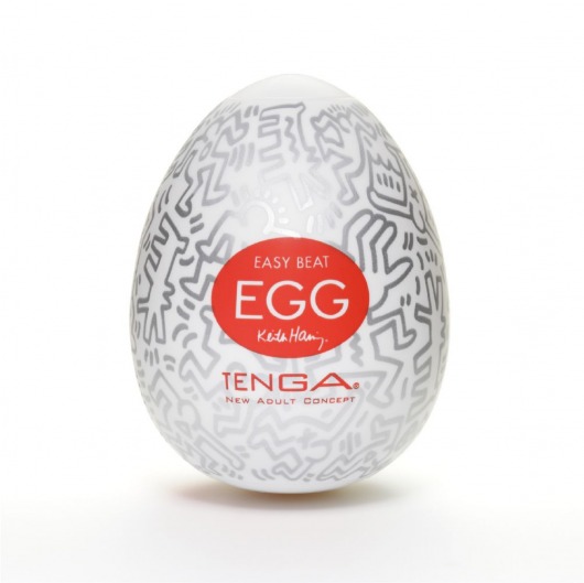 Мастурбатор-яйцо Keith Haring EGG PARTY - Tenga - в Брянске купить с доставкой