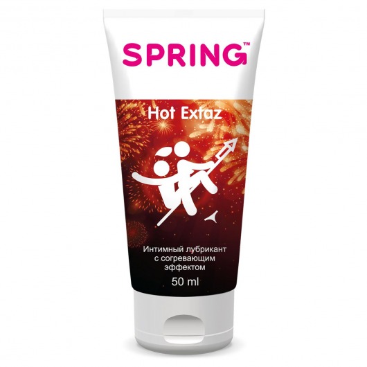 Согревающие интимный лубрикант Spring Hot Extaz - 50 мл. - SPRING - купить с доставкой в Брянске