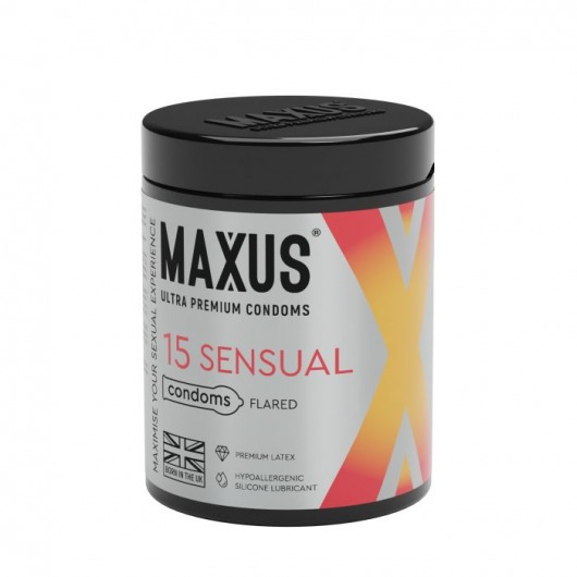 Анатомические презервативы MAXUS Sensual - 15 шт. - Maxus - купить с доставкой в Брянске