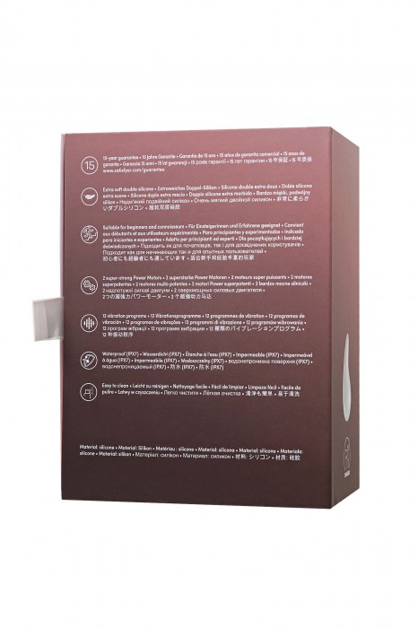 Белый вибромассажер в форме капли Dew Drop - Satisfyer