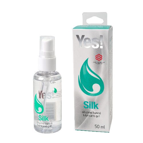 Силиконовая гипоаллергенная вагинальная смазка Yes Silk - 50 мл. - Sitabella - купить с доставкой в Брянске