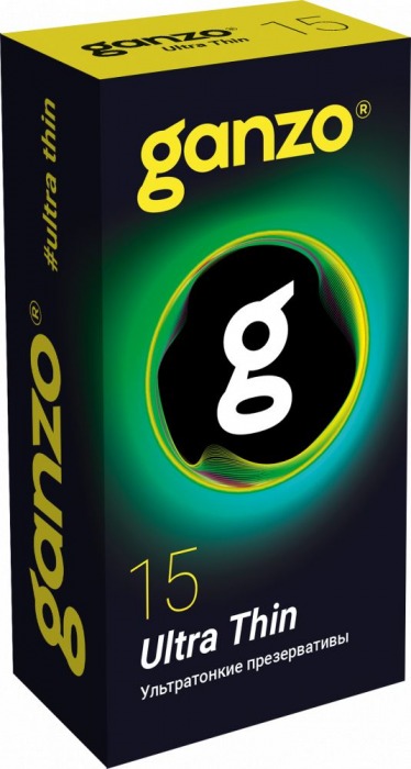 Прозрачные ультратонкие презервативы Ganzo Ultra thin - 15 шт. - Ganzo - купить с доставкой в Брянске
