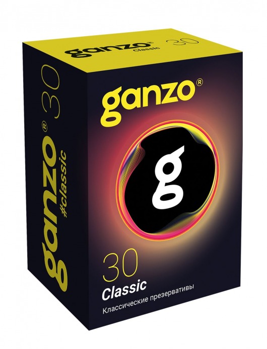 Классические презервативы с обильной смазкой Ganzo Classic - 30 шт. - Ganzo - купить с доставкой в Брянске
