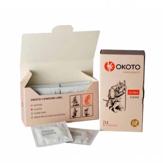 Презервативы OKOTO Classic - 12 шт. - Sitabella - купить с доставкой в Брянске