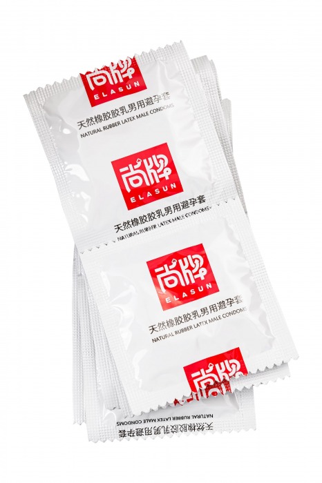 Презервативы с точками и ребрами Elasun Ribbed and Dotted - 10 шт. - Elasun - купить с доставкой в Брянске