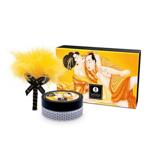 Массажная пудра с ароматом манго Luscious Mango - Shunga - купить с доставкой в Брянске