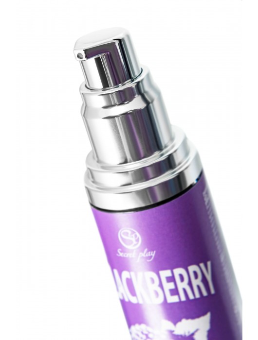 Массажное масло 2-в-1 Blackberry Hot Effect с разогревающим эффектом и вкусом ежевики - 50 мл. - Secret Play - купить с доставкой в Брянске