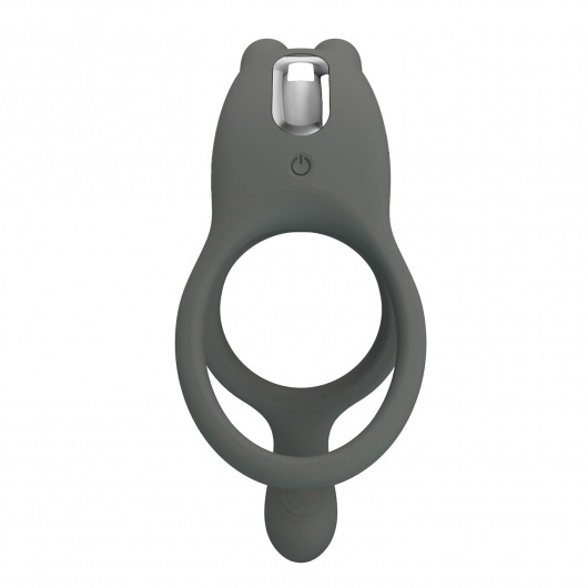 Серое эрекционное виброкольцо Dwayne - Baile - в Брянске купить с доставкой