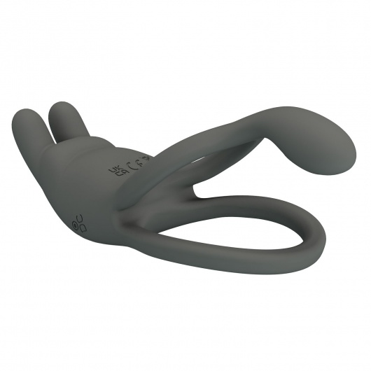 Серое эрекционное виброкольцо Dwayne - Baile - в Брянске купить с доставкой