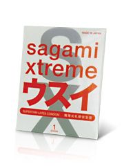 Ультратонкий презерватив Sagami Xtreme SUPERTHIN - 1 шт. - Sagami - купить с доставкой в Брянске