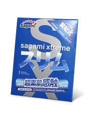 Презерватив Sagami Xtreme FEEL FIT 3D - 1 шт. - Sagami - купить с доставкой в Брянске