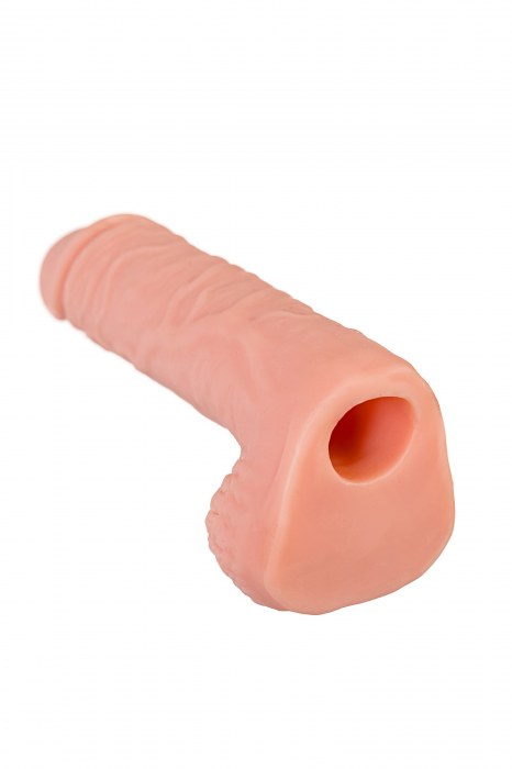 Телесная удлиняющая фаллическая насадка - 16 см. - ToyFa - в Брянске купить с доставкой