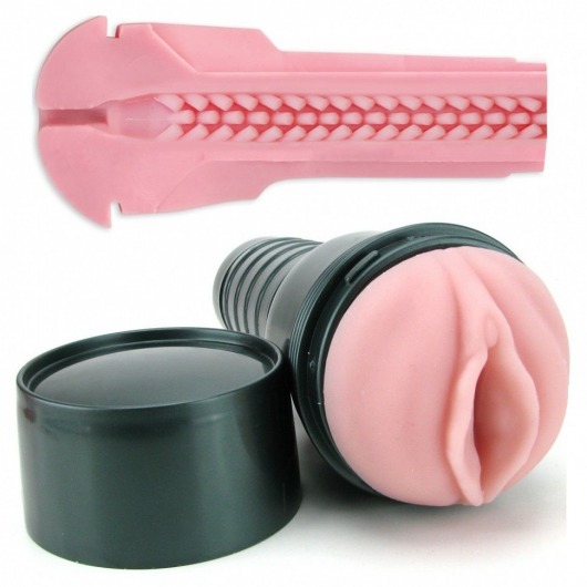 Мастурбатор-вагина Fleshlight - Vibro Pink Lady Touch с вибрацией - Fleshlight - в Брянске купить с доставкой