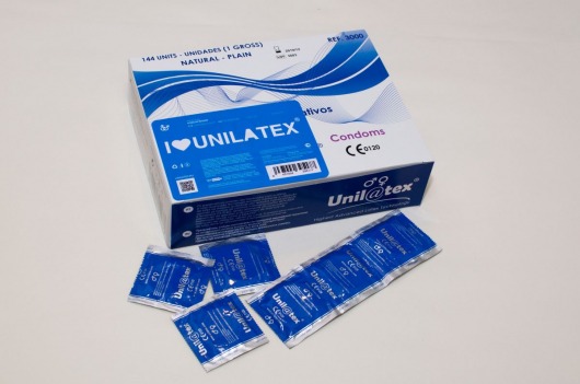 Классические презервативы Unilatex Natural Plain - 144 шт. - Unilatex - купить с доставкой в Брянске