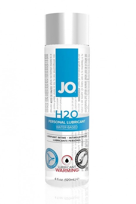 Возбуждающий лубрикант на водной основе JO Personal Lubricant H2O Warming - 120 мл. - System JO - купить с доставкой в Брянске