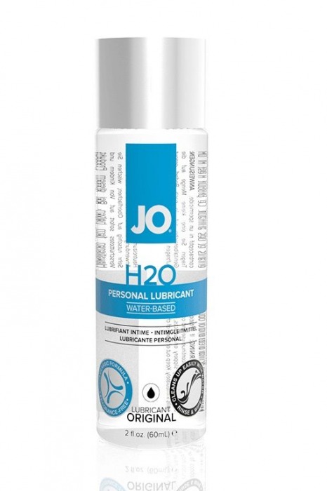 Нейтральный лубрикант на водной основе JO Personal Lubricant H2O - 60 мл. - System JO - купить с доставкой в Брянске