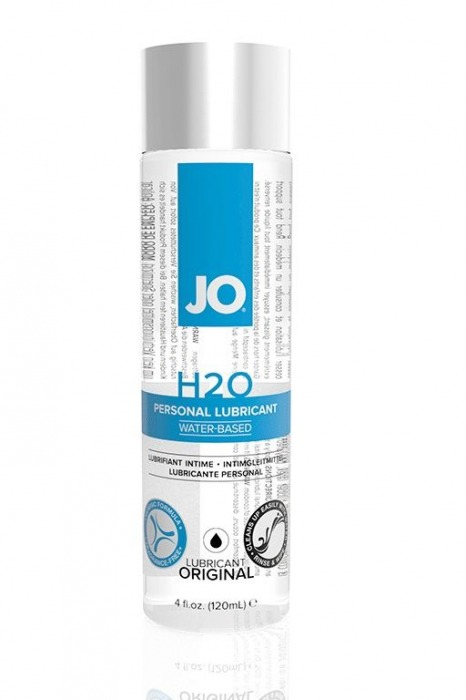 Нейтральный лубрикант на водной основе JO Personal Lubricant H2O - 120 мл. - System JO - купить с доставкой в Брянске