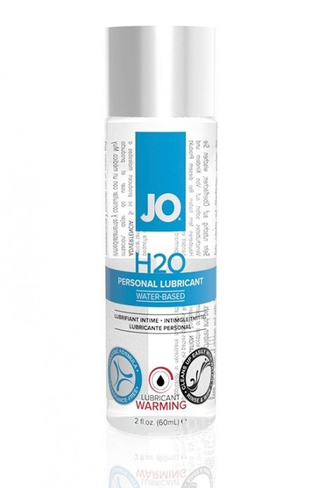 Возбуждающий лубрикант на водной основе JO Personal Lubricant H2O Warming - 60 мл. - System JO - купить с доставкой в Брянске