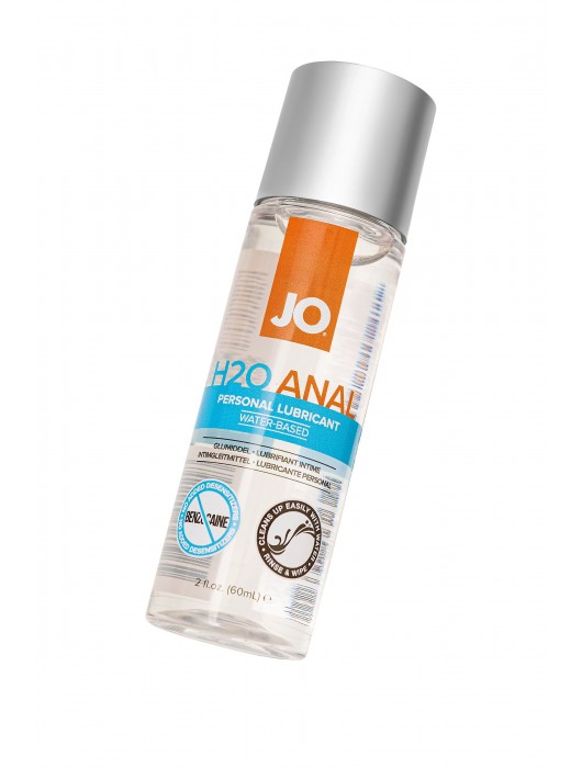 Анальный лубрикант на водной основе JO Anal H2O - 60 мл. - System JO - купить с доставкой в Брянске