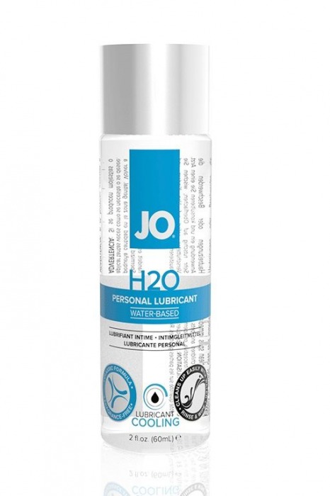 Охлаждающий лубрикант на водной основе JO Personal Lubricant H2O COOLING - 60 мл. - System JO - купить с доставкой в Брянске Охлаждающий лубрикант на водной основе JO Personal Lubricant H2O COOLING - 60 мл. - System JO - купить с доставкой в Брянске