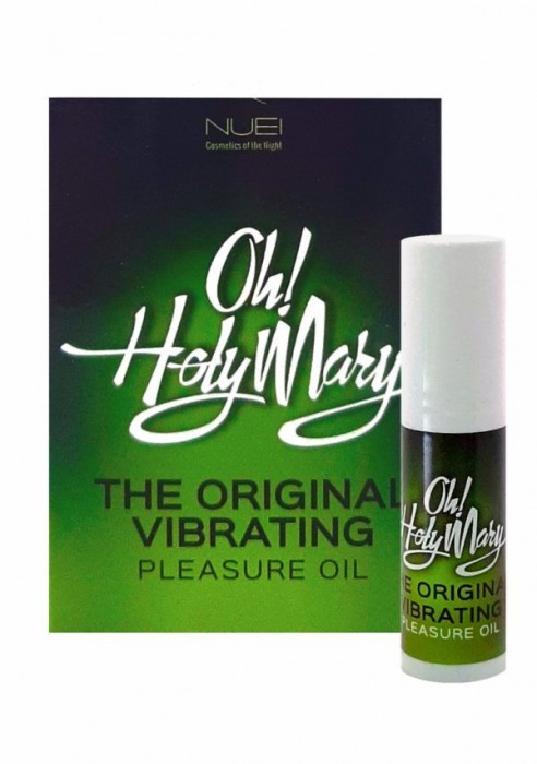 Масло унисекс с эффектом вибрации Oh! Holy Mary - 6 мл. - Nuei cosmetics - купить с доставкой в Брянске
