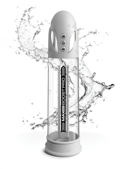 Белая вакуумная автоматическая помпа Max Boost Pro Flow - Pipedream - в Брянске купить с доставкой