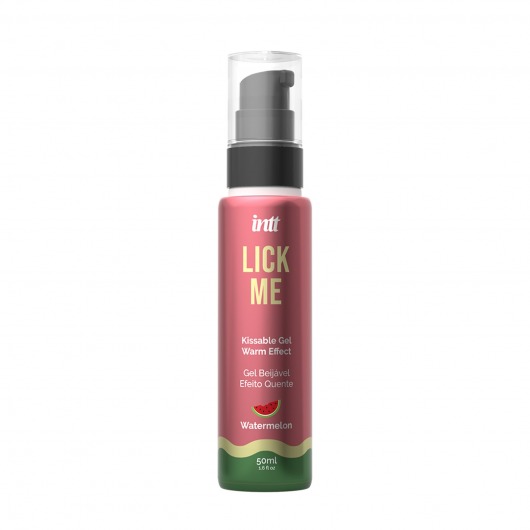 Гель Lick Me с согревающим эффектом и ароматом арбуза - 50 мл. - INTT - купить с доставкой в Брянске