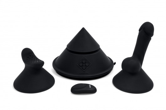 Конусный вибромассажер Cowgirl Cone с 2 насадками - CowGirl - купить с доставкой в Брянске