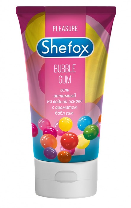 Интимная гель-смазка Shefox «Бабл гам» - 50 мл. - Shefox - купить с доставкой в Брянске Интимная гель-смазка Shefox «Бабл гам» - 50 мл. - Shefox - купить с доставкой в Брянске