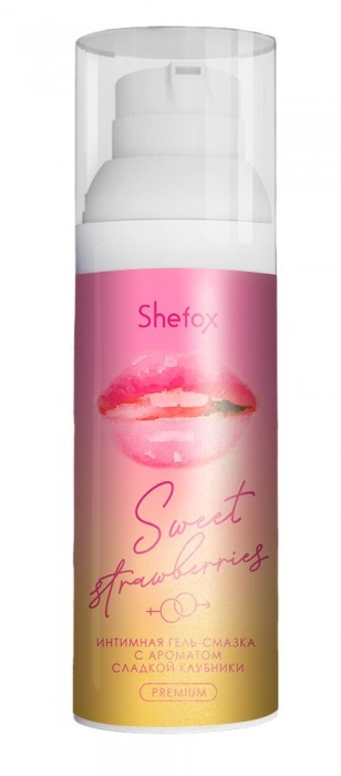 Интимная гель-смазка Shefox Premium «Сладкая клубника» - 50 мл. - Shefox - купить с доставкой в Брянске