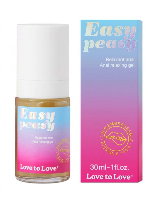 Анальный расслабляющий гель Easy Peasy - 30 мл. - Love to Love - купить с доставкой в Брянске