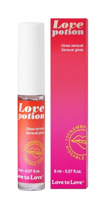 Возбуждающий блеск для губ Love Potion - 8 мл. - Love to Love - купить с доставкой в Брянске