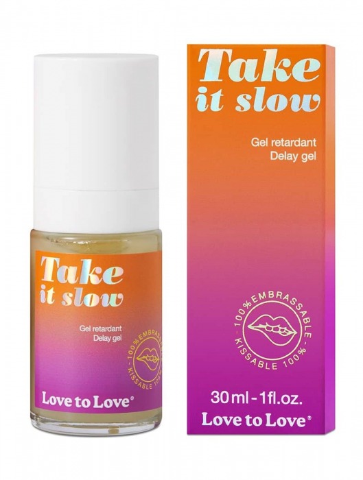 Пролонгирующий гель для мужчин Take It Slow - 30 мл. - Love to Love - купить с доставкой в Брянске