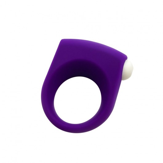 Фиолетовое эрекционное кольцо Puggle Vibrating Ring with Bullet - Adrien Lastic - в Брянске купить с доставкой