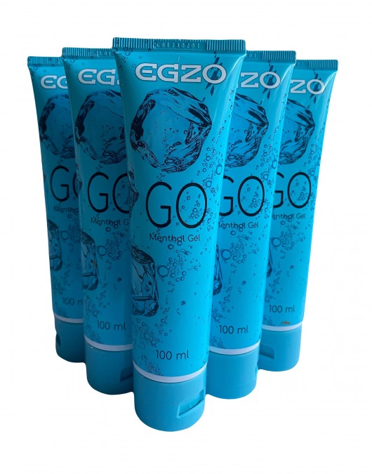 Набор из 5 пролонгирующих лубрикантов на водной основе Egzo Go (по 100 мл.) - EGZO - купить с доставкой в Брянске