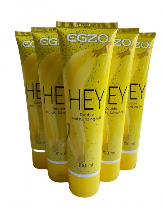 Набор из 5 анальных лубрикантов на водной основе Egzo Hey (по 100 мл.) - EGZO - купить с доставкой в Брянске