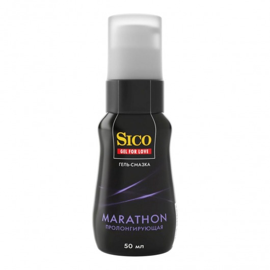 Пролонгирующая гель-смазка Sico Marathon - 50 мл. - Sico - купить с доставкой в Брянске