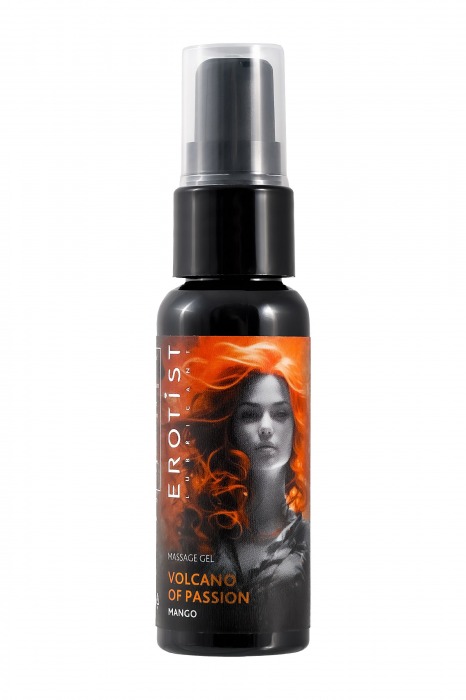 Гель с эффектом вибрации Volcano Of Passion со вкусом манго - 25 мл. - Erotist Lubricants - купить с доставкой в Брянске