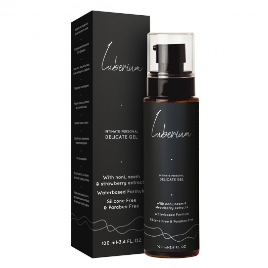 Интимный гель с экстрактами нони, нима и клубники Luberium Delicate Waterbased - 100 мл. - Luberium - купить с доставкой в Брянске