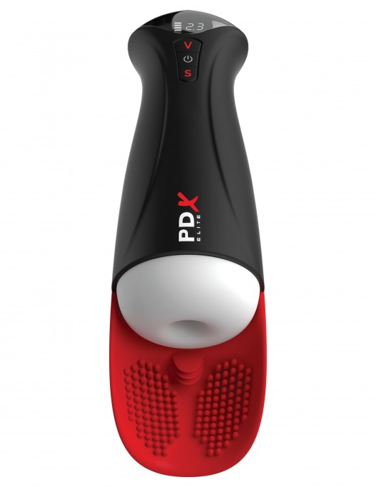Мастурбатор в колбе с вибрацией Fuck-O-Matic Pro XL - Pipedream - в Брянске купить с доставкой