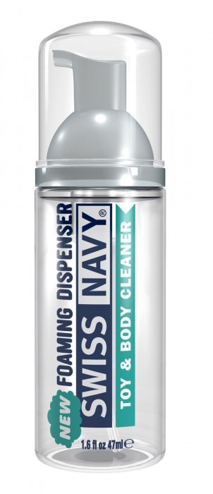 Очищающая пенка для игрушек и тела Toy   Body Cleaner Foamer - 47 мл. - Swiss navy - купить с доставкой в Брянске