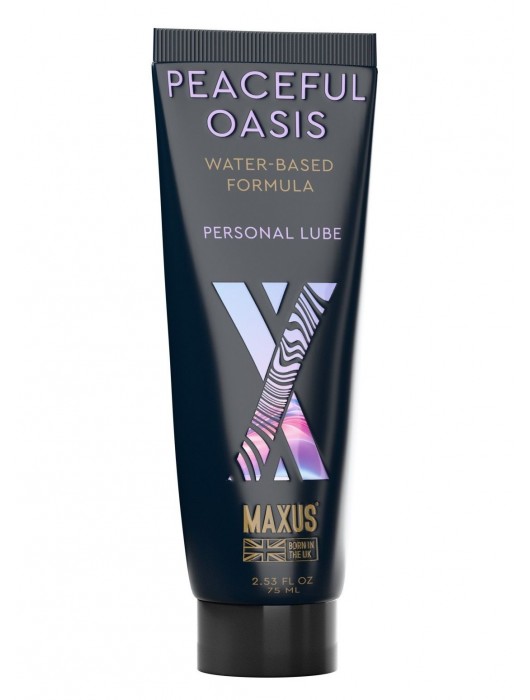 Интимный гель на водной основе MAXUS Peaceful Oasis - 75 мл. - Maxus - купить с доставкой в Брянске