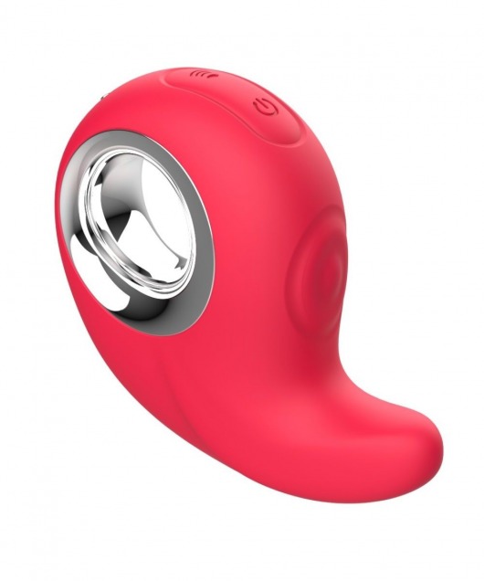 Красный клиторальный массажер с функцией постукивания - Secwell в Брянске Красный клиторальный массажер с функцией постукивания - Secwell