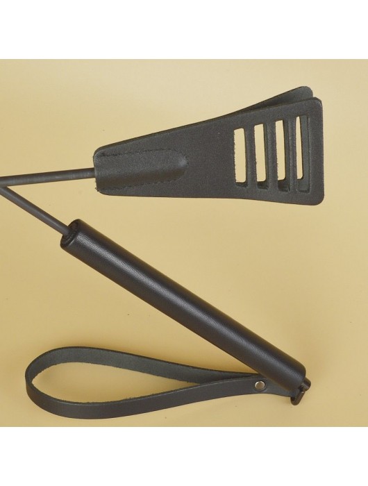 Черный кожаный стек «Сириус» - 60 см. - Sitabella - купить с доставкой в Брянске