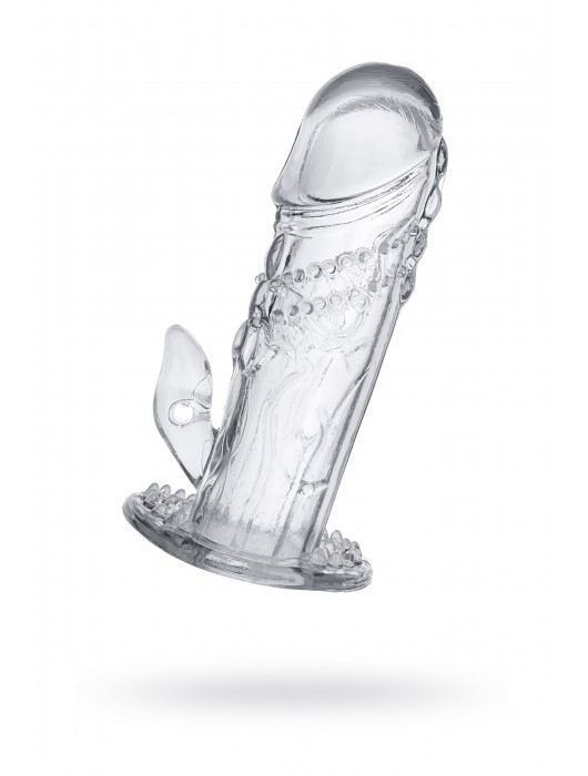 Прозрачная насадка на пенис Uco - 13 см. - A-toys - в Брянске купить с доставкой