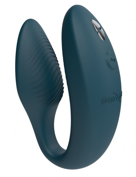 Зеленый вибратор для пар We-Vibe Sync 2 с пультом ДУ - We-vibe купить в Брянске с доставкой в Orgasmix.ru Зеленый вибратор для пар We-Vibe Sync 2 с пультом ДУ - We-vibe
